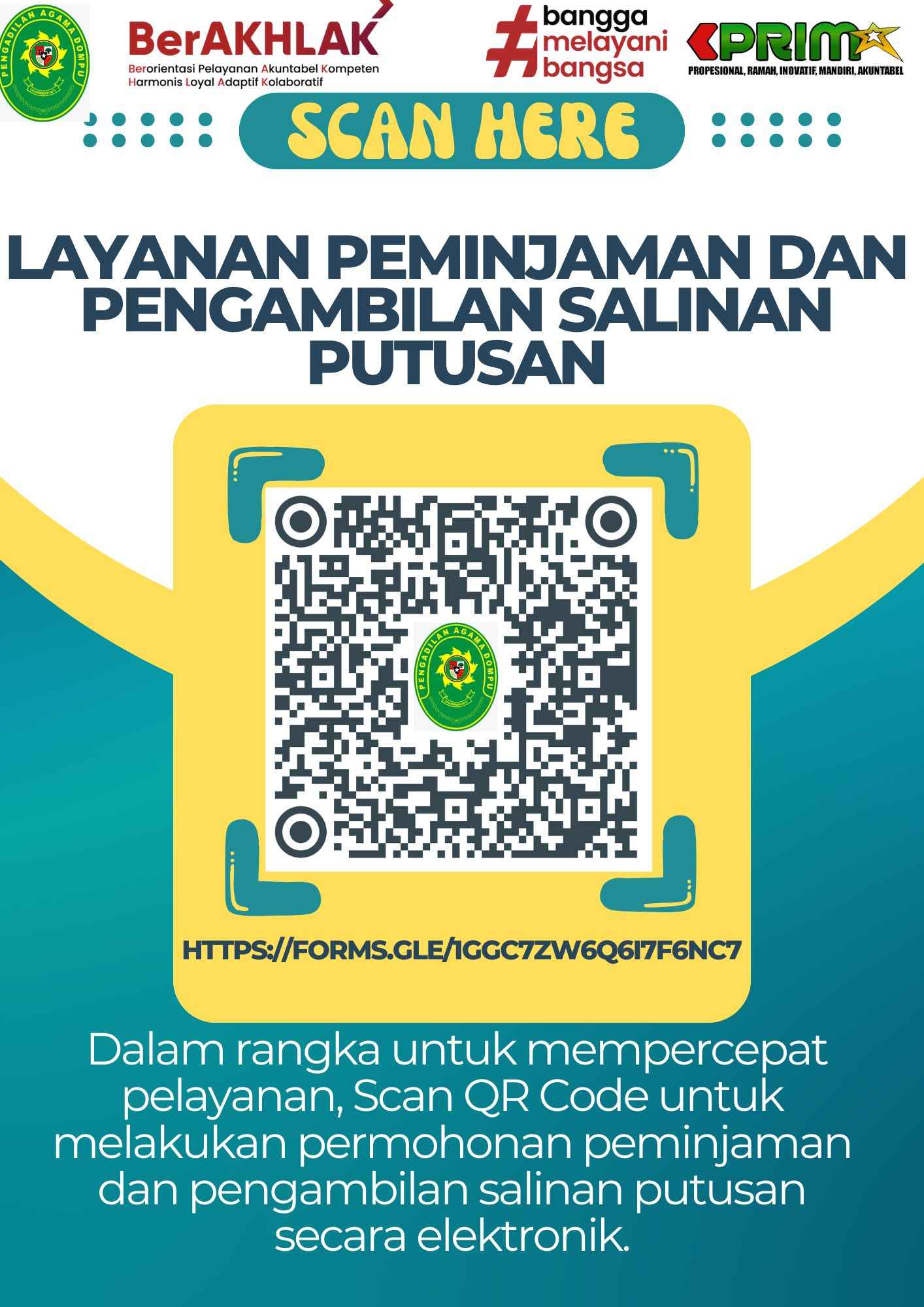 Turquoise and Yellow Playful Scan QR Code Flyer 1 11zon